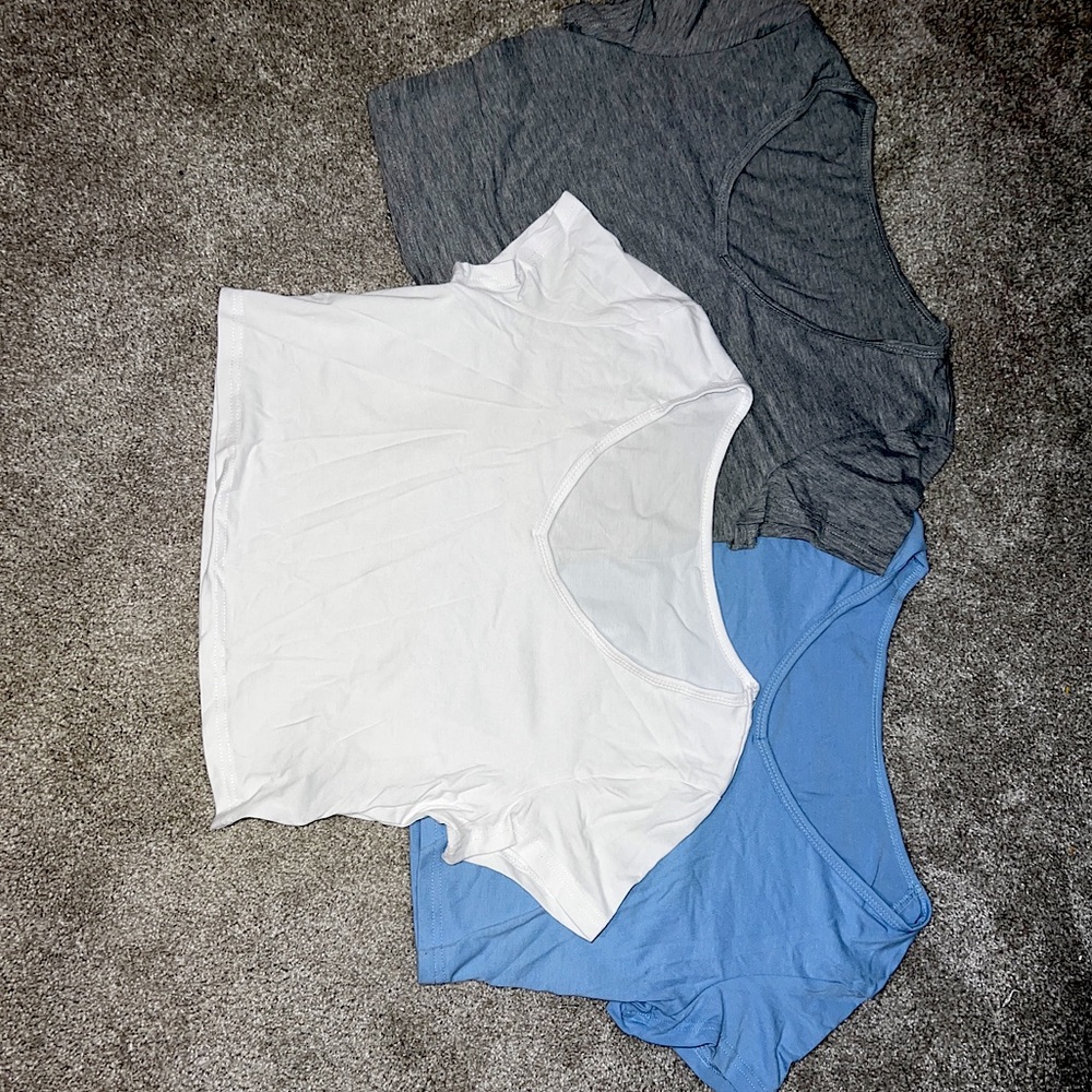 Set of 3 SHEIN cropped tees